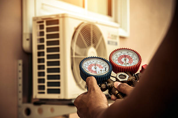Professional Ductwork Repair technician working in Notus, ID